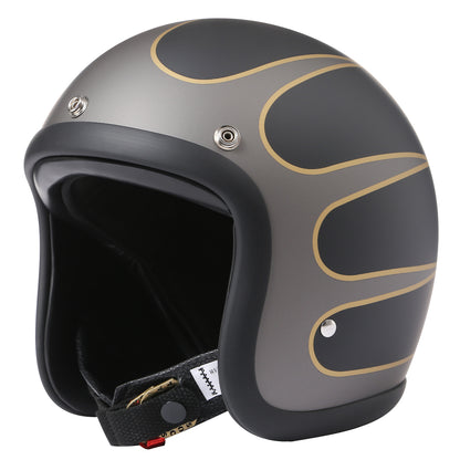 500TX Vintage Flame Helmet