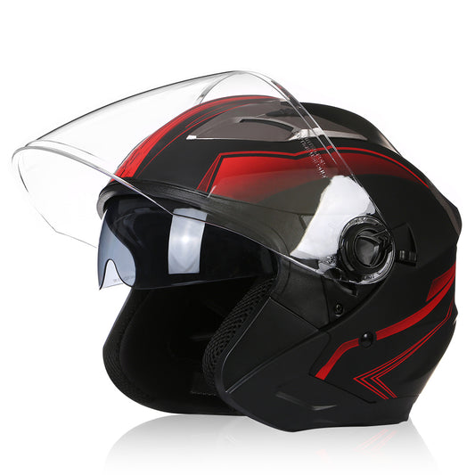 GJH 708 3/4 Open Face Motorcycle Helmet